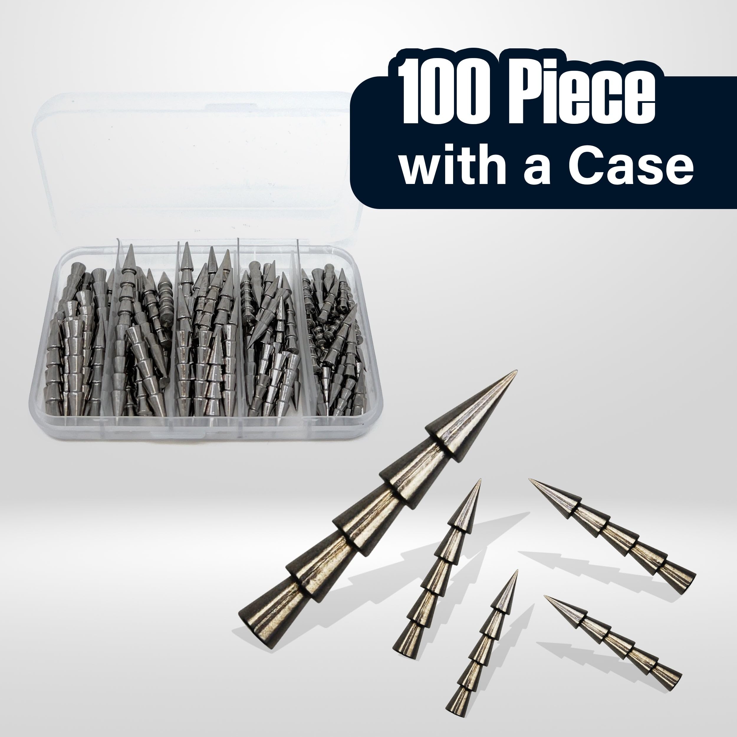 Reaction Tackle 25-pack nails support long, reliable tackle sessions.