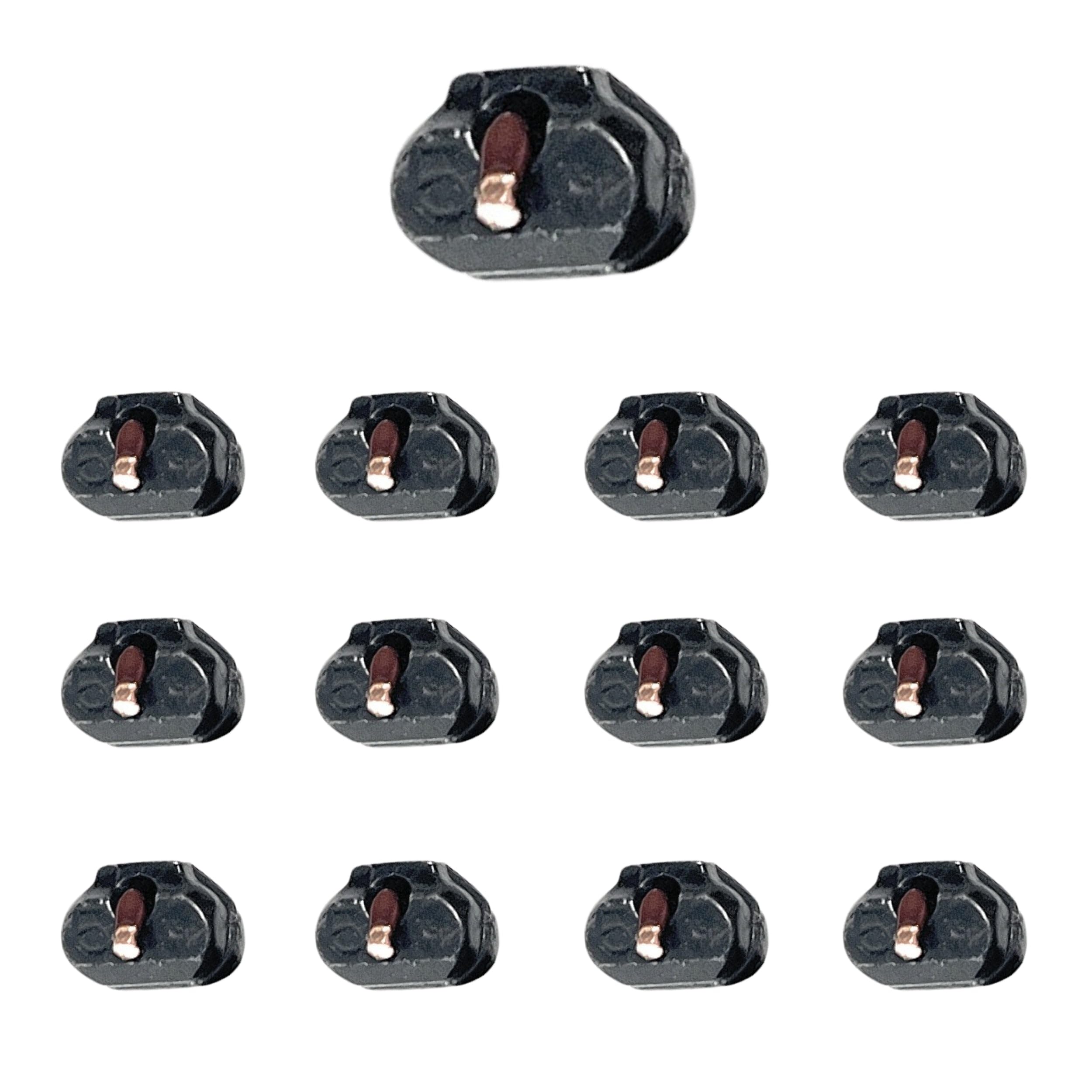 Reaction Tackle tungsten split shot weights pack, 12 per package, bulk value.