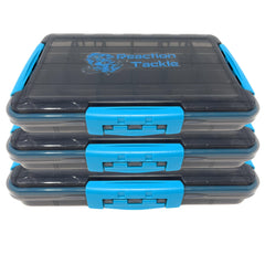 Reaction Tackle Ultimate 3700 tray outer view with rugged build and triple-clip closure.
