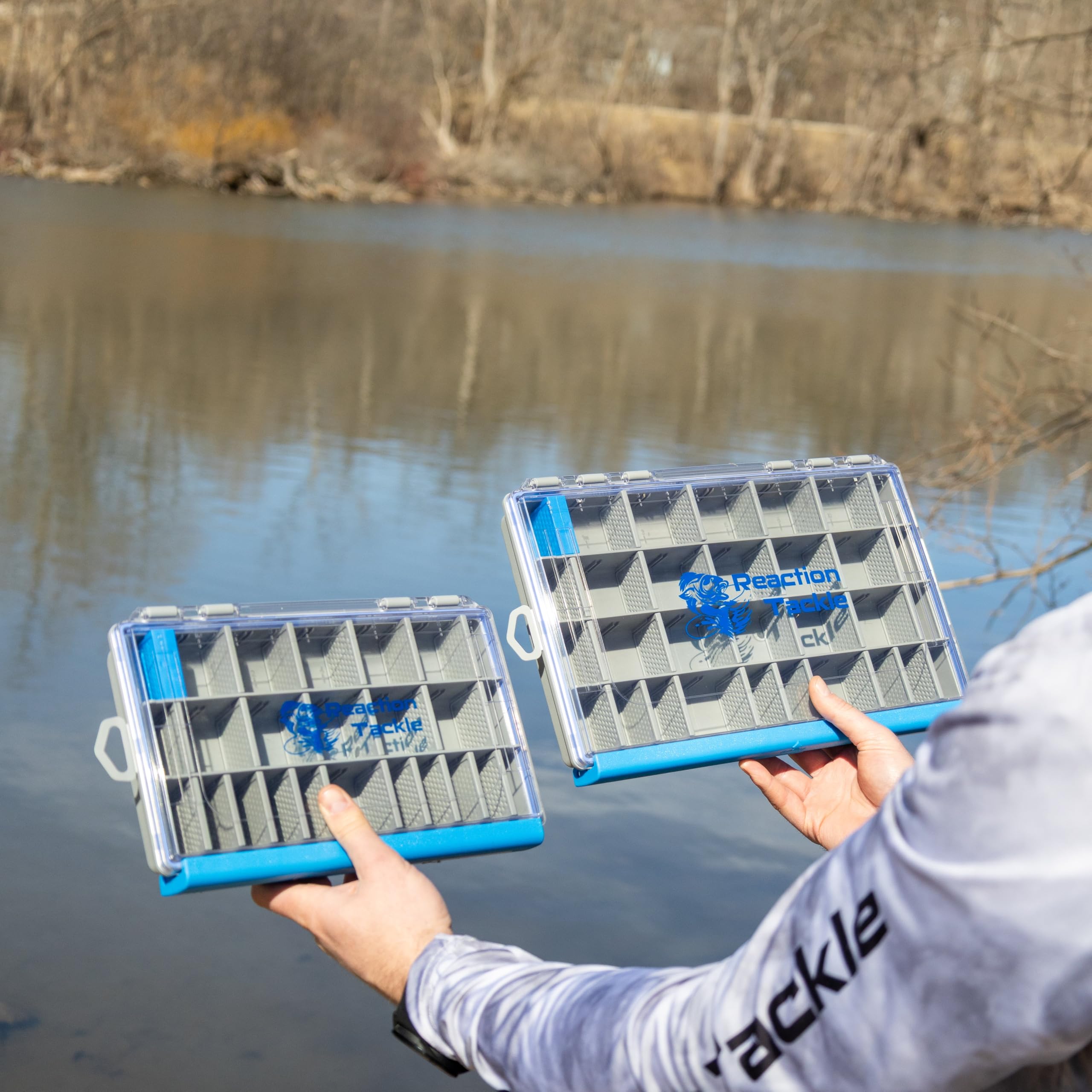 Reaction Tackle UltraSeal tray easy one-hand access with glove-friendly latches.