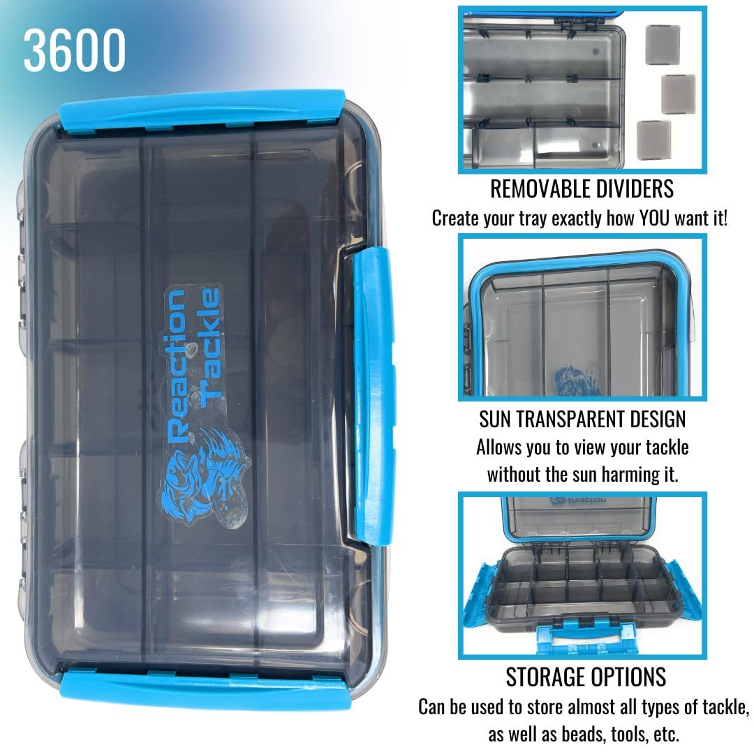 Close-up of water gasket on waterproof tackle tray