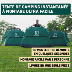 Reactive Outdoor waterproof tent highlights taped seams for dry nights during heavy rain.