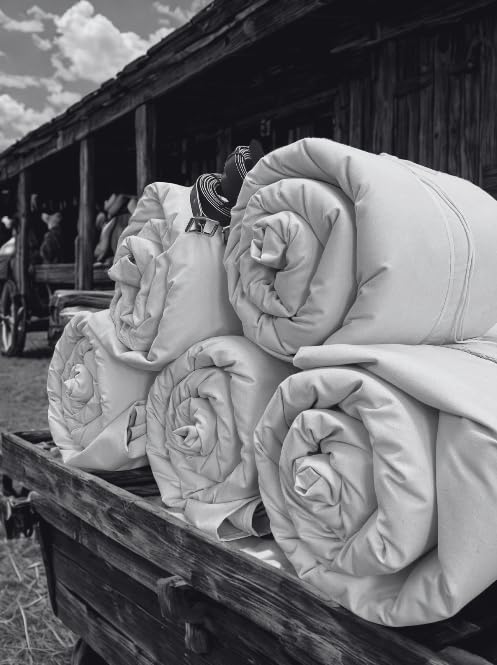 Compact, portable Read's bedroll packs quickly for minimalist campers.