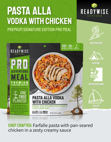 ReadWise Freeze-dried meal bag—easy hot-water rehydration at camp.