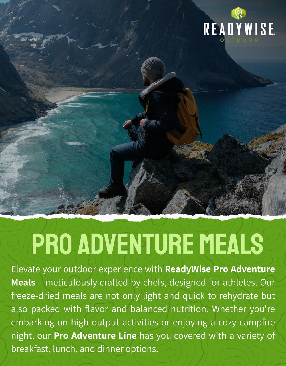ReadWise lightweight, packable camping meal—minimize gear, maximize flavor.