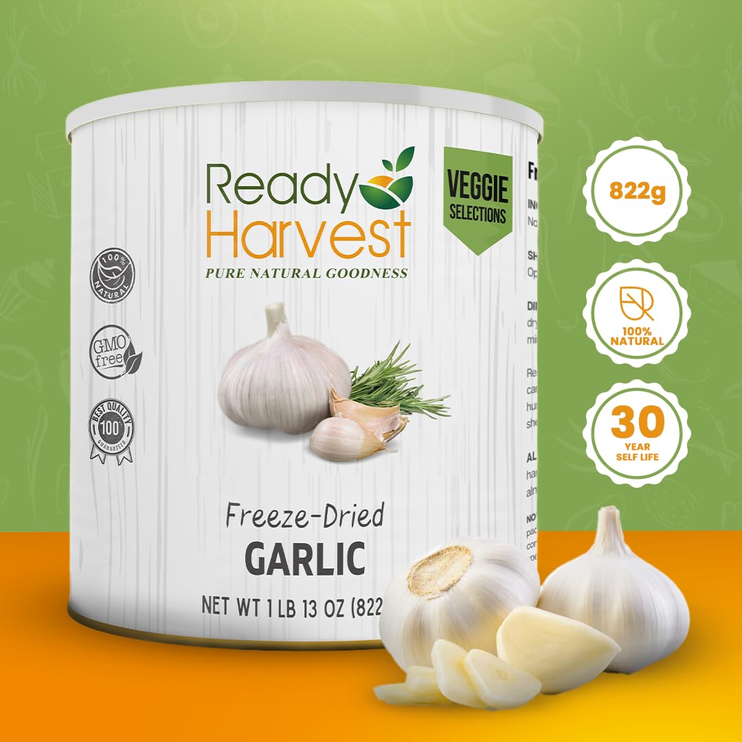 Garlic-infused pan-seared dish using Ready Harvest product for rich aroma.