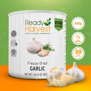 Garlic-infused pan-seared dish using Ready Harvest product for rich aroma.