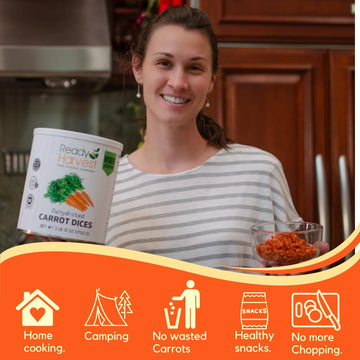Ready Harvest versatile carrot stock and soups base from canned carrots.