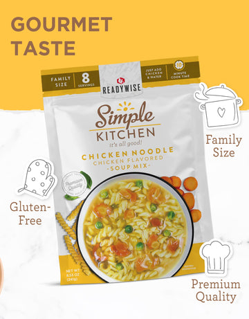 ReadyWise 32 servings total across four packs—ample portions for family meals.