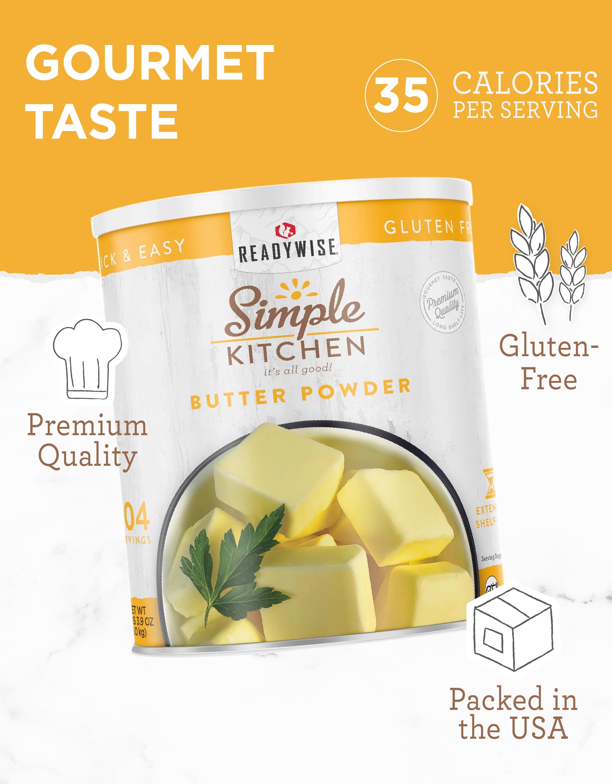 ReadyWise butter powder camping meals option for quick nourishment outdoors.