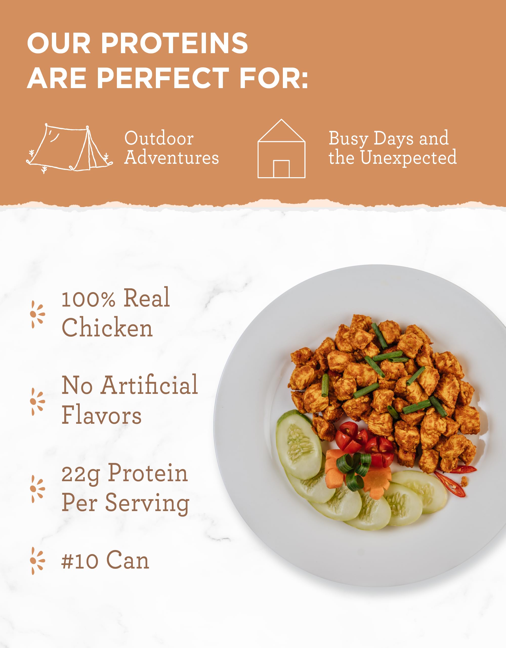 ReadyWise camping meal setup showing versatile, convenient protein for outdoor adventures.