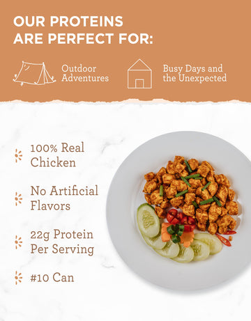ReadyWise camping meal setup showing versatile, convenient protein for outdoor adventures.