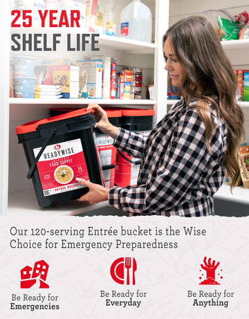 ReadyWise cheesy macaroni entrée for comforting emergency meals