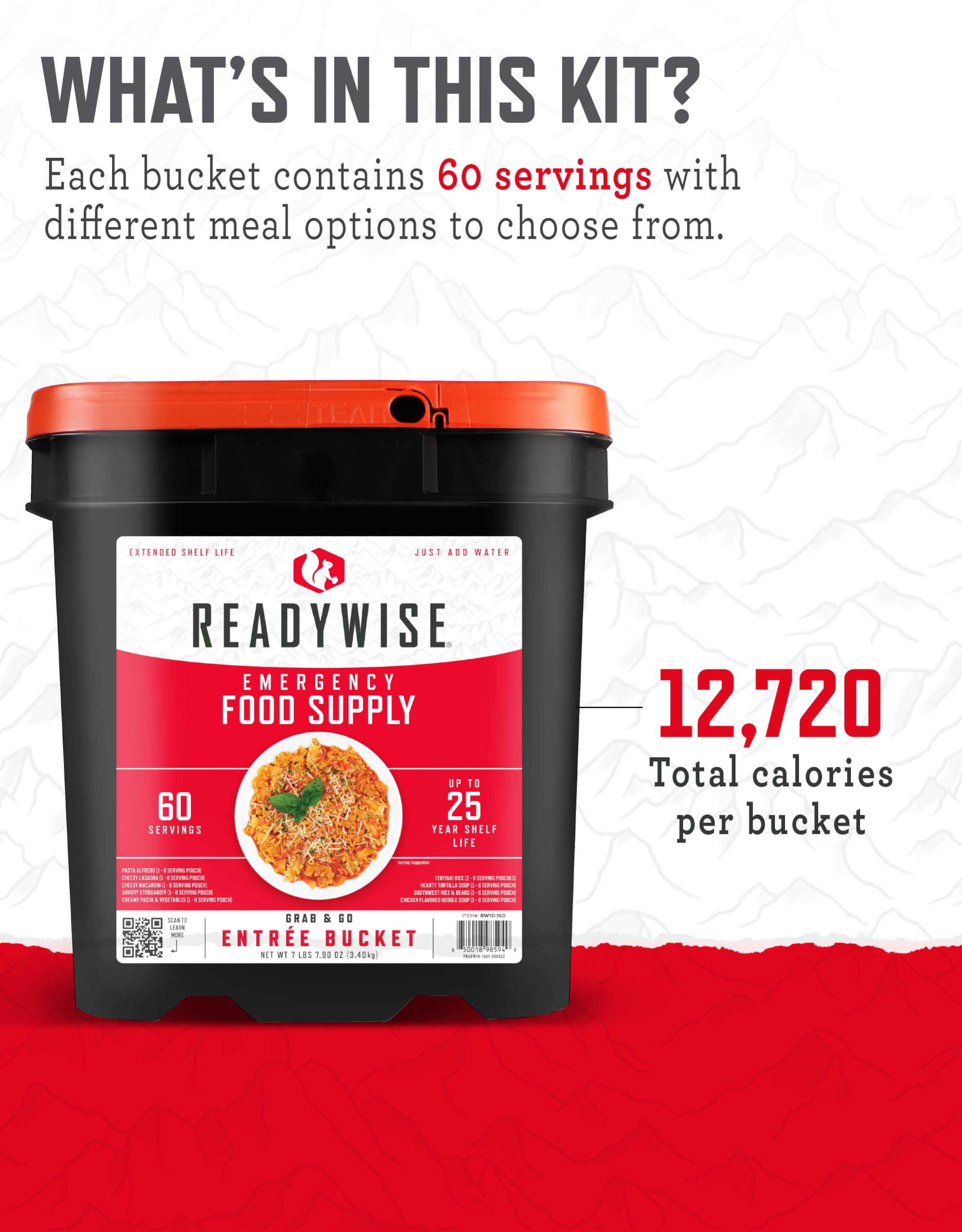 ReadyWise Cheesy Macaroni pack, comforting emergency meal you can enjoy outdoors