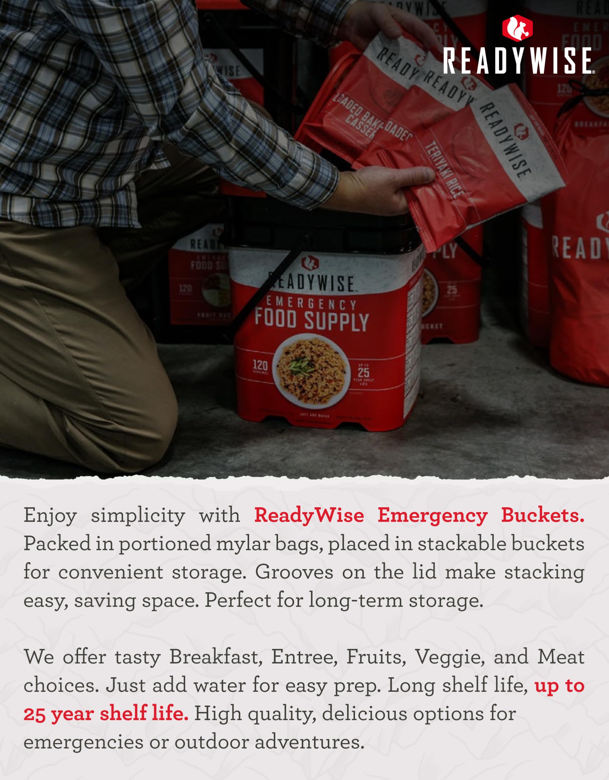 ReadyWise Crunchy Granola snack for energy on outdoor trips.