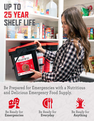 ReadyWise just-add-water prep demonstrates fast meal setup for any scenario.