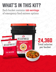 ReadyWise lasagna entrée for hearty emergency dinners