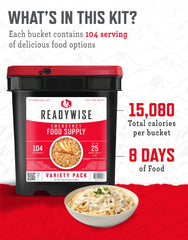 ReadyWise pasta Alfredo meal pouch for a comforting campsite dinner.
