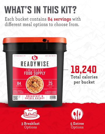 ReadyWise pasta Alfredo pouch demonstrates convenient premade meals on trail.