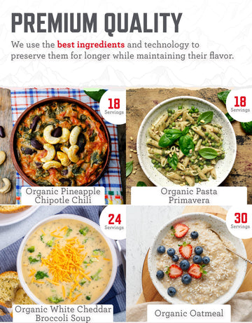 ReadyWise pineapple chipotle chili serving highlights flavorful outdoor meals.