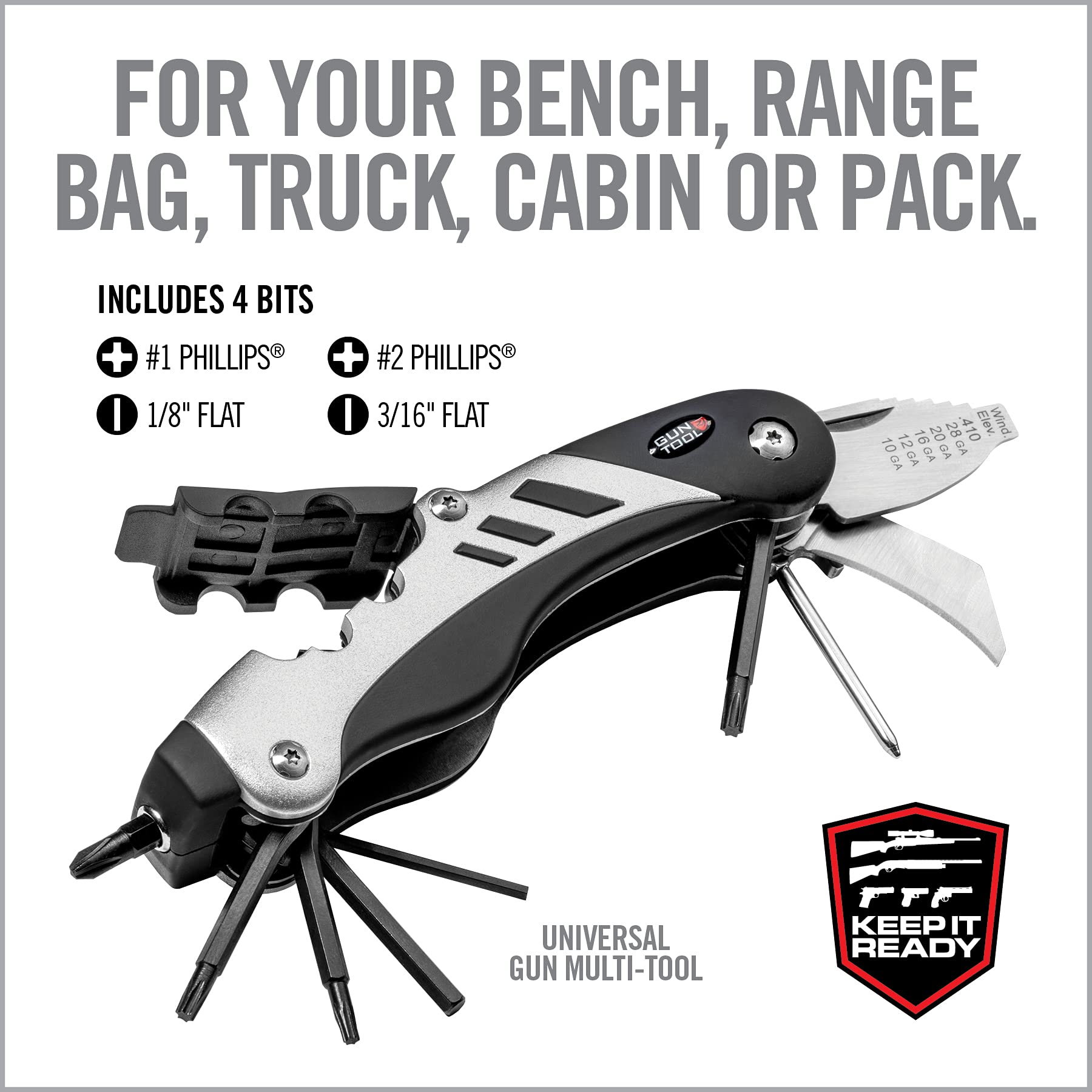 Universal choke tube wrench for multiple gauges