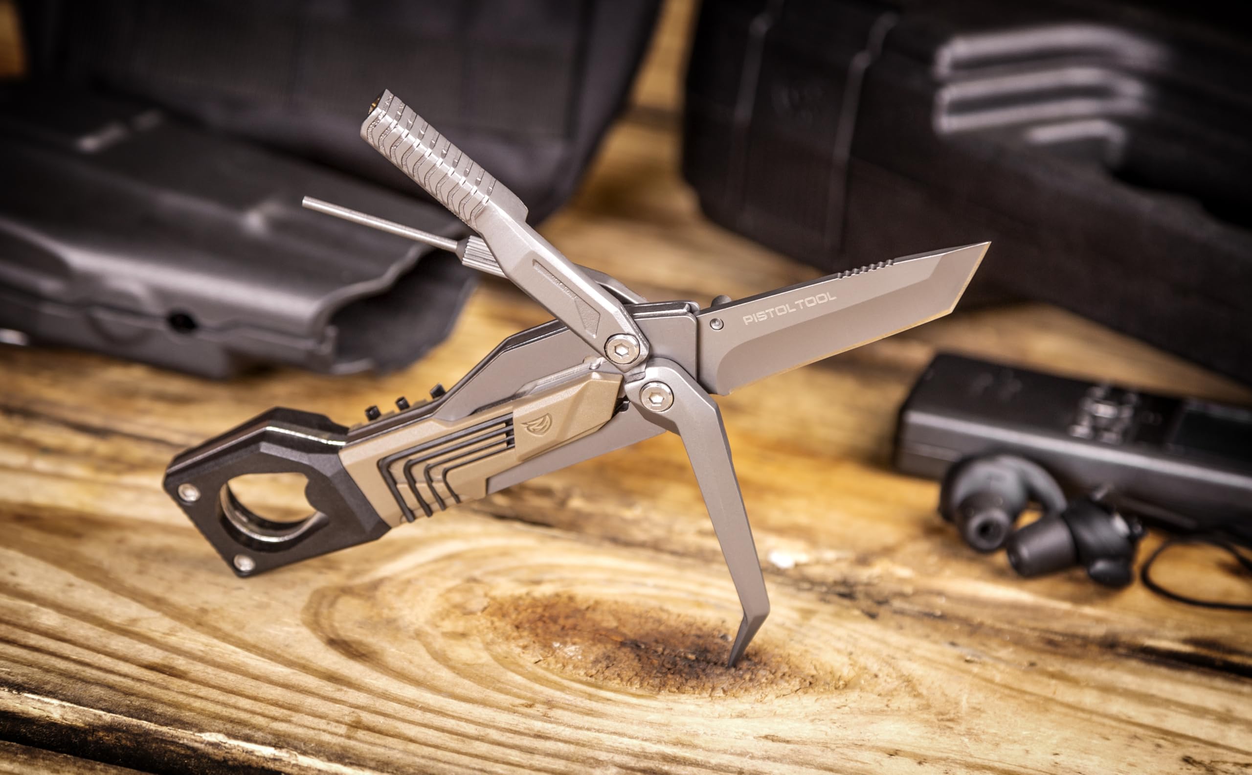 Pistol Tool mag pouch fitment illustration