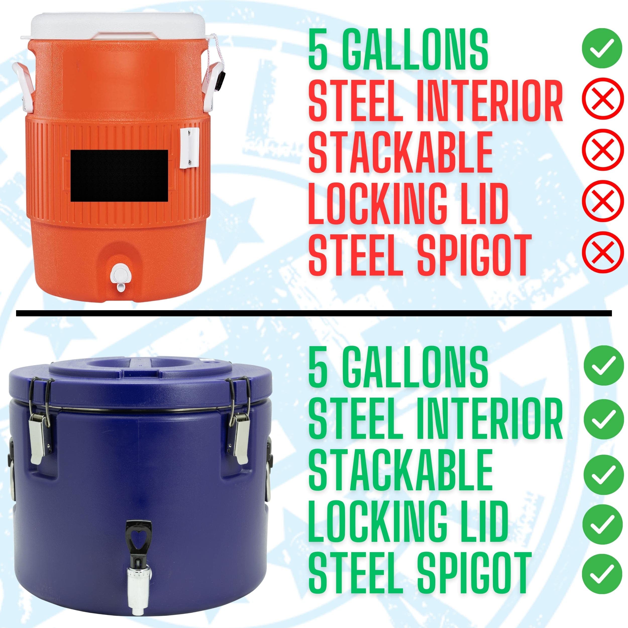 Red portable beverage cooler ready for outdoor parties, camping, and travel.