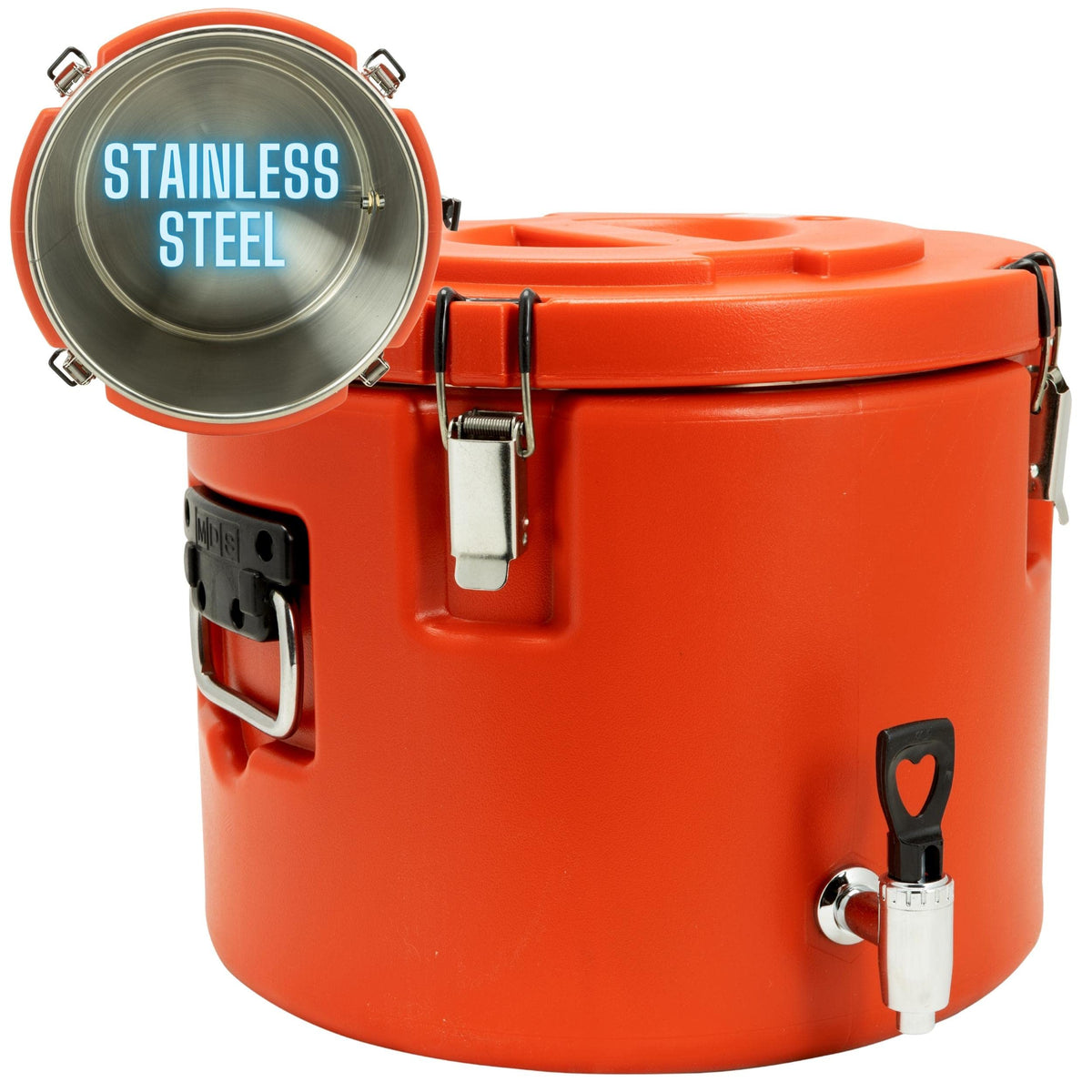Real Deal Steel Tappy with stainless interior enables clean beverages on the go.