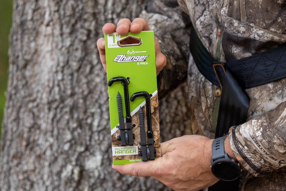 RealTree EZ Hanger 7-Inch Arm quiet setup helps minimize movement in the stand