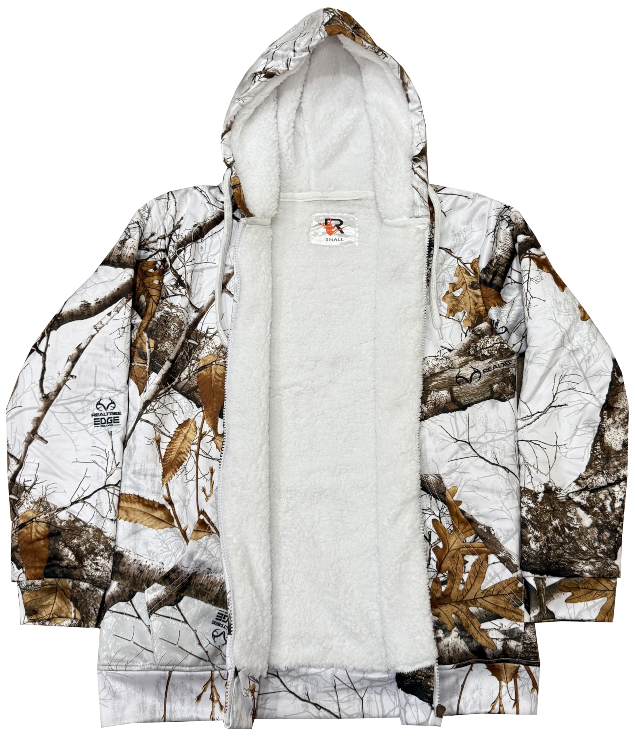 Realcamo Snow White camo pattern blends outdoors tones with casual style.