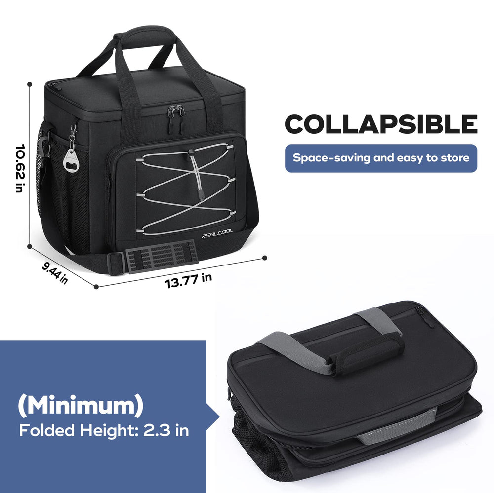RealCool soft cooler at the beach demonstrates versatile use for picnics.