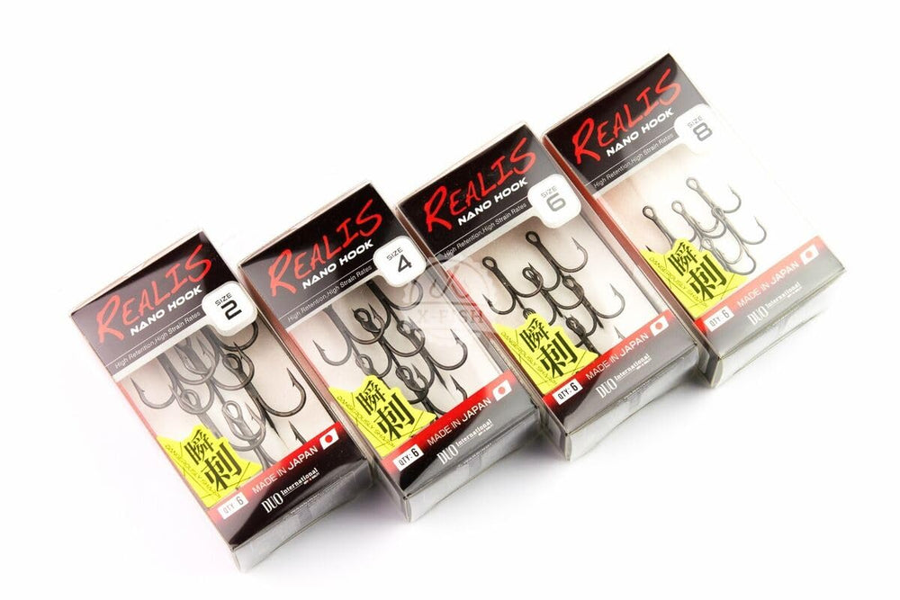 Low resistance design close-up on Realis Nano Treble Hook