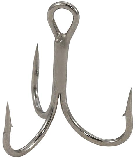 Outward-angled hook point on Realis Nano Treble Hook