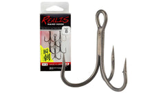 Realis Nano Treble Hooks pack of 6 size #8 – front view