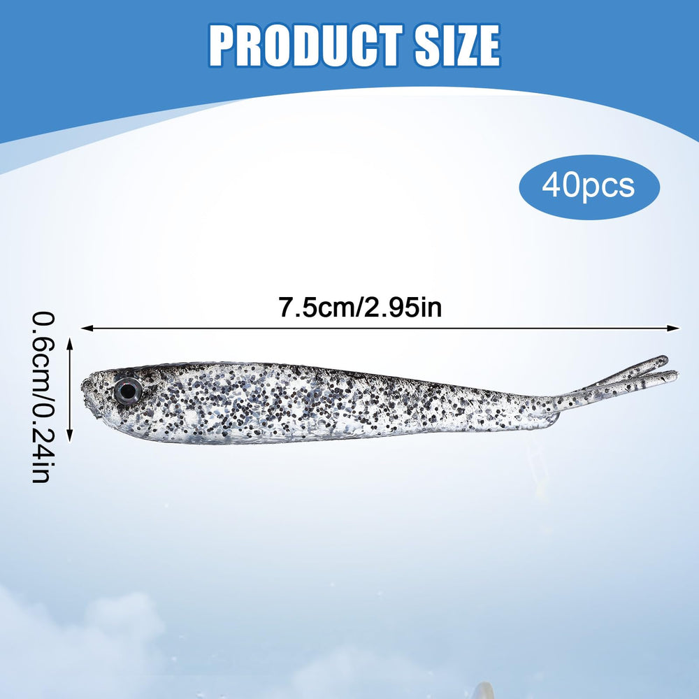 Realistic PVC soft swimbait lure ideal for bass and trout
