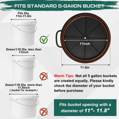 Reallnaive bucket seat lid waterproof material resists water exposure.