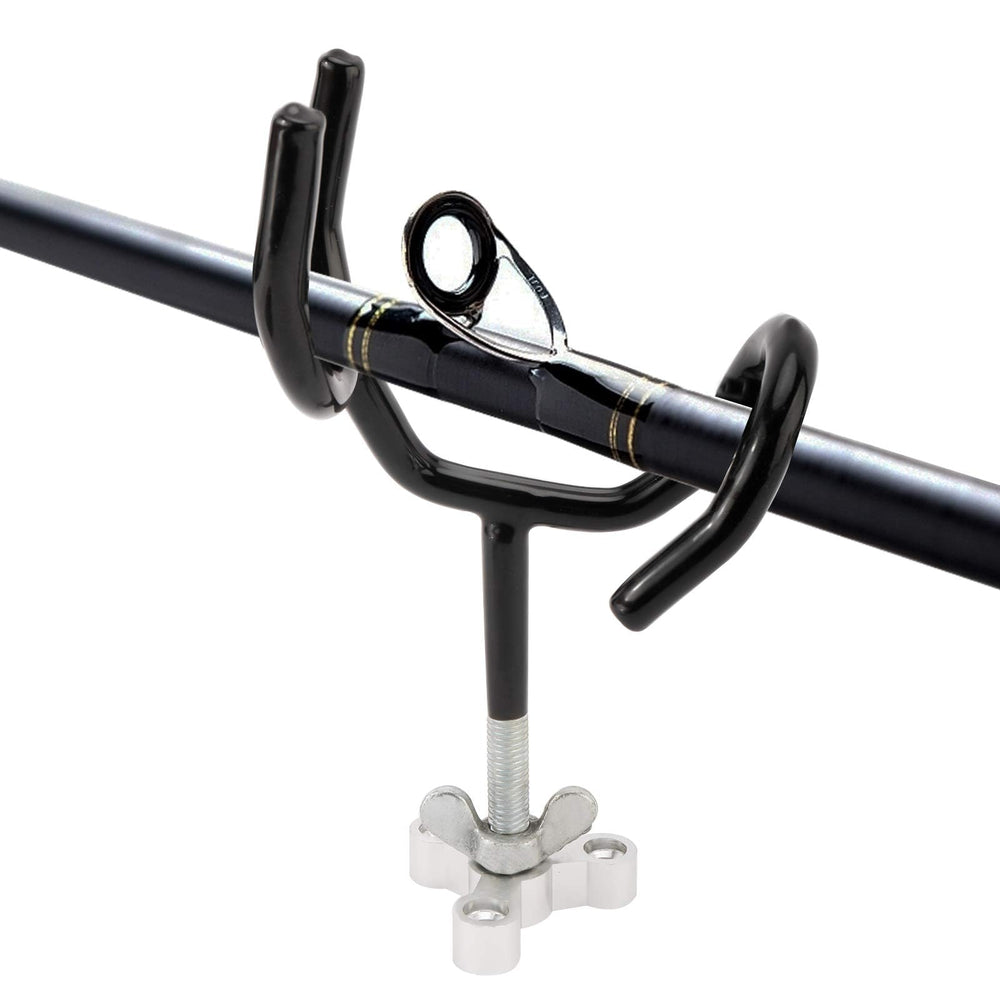 Triangular mounting base for RealPlus boat rod holder