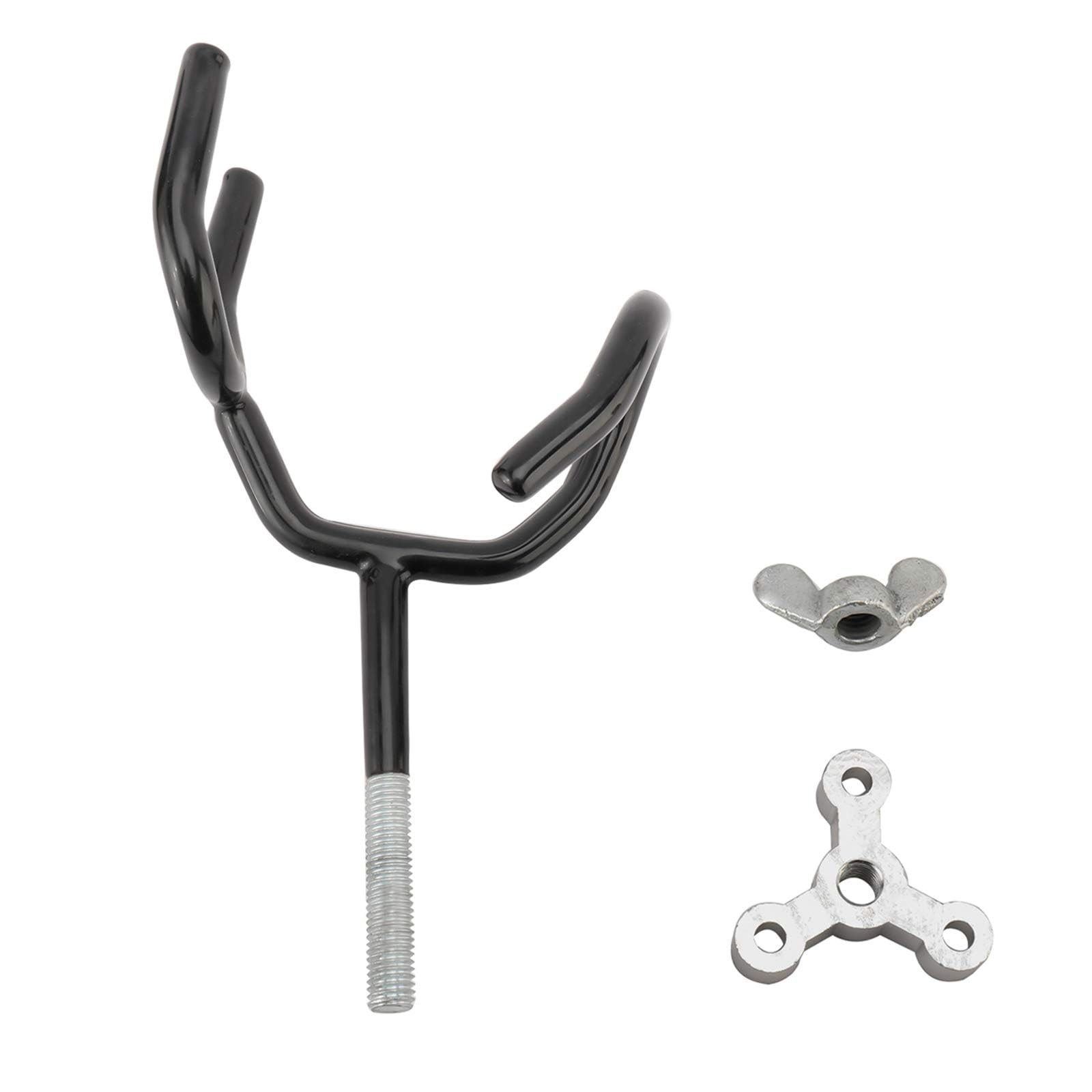 UV-resistant coated steel rod holder
