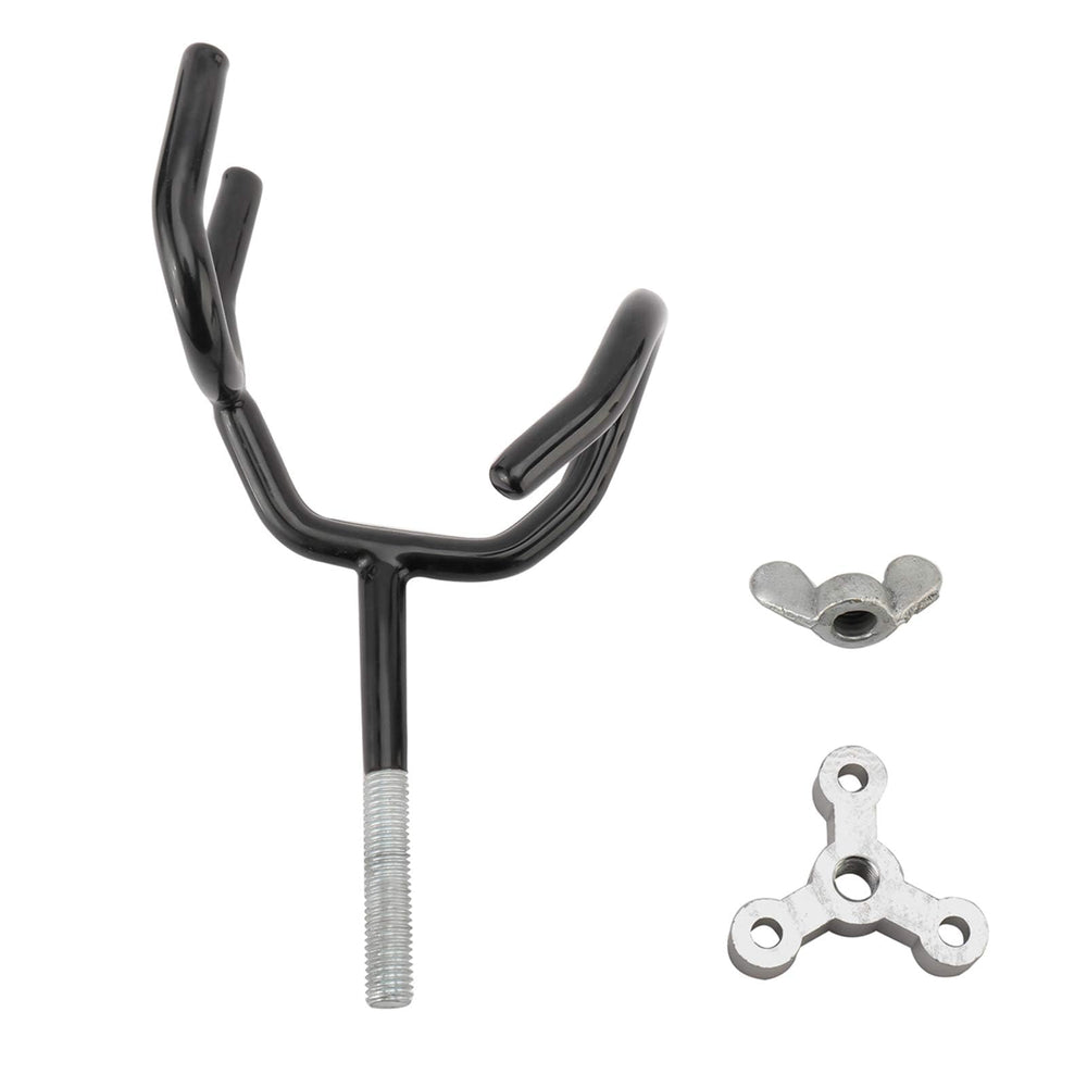 UV-resistant coated steel rod holder