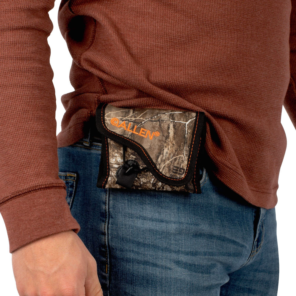 Close-up of Realtree Edge Endura fabric used for ammo pouch