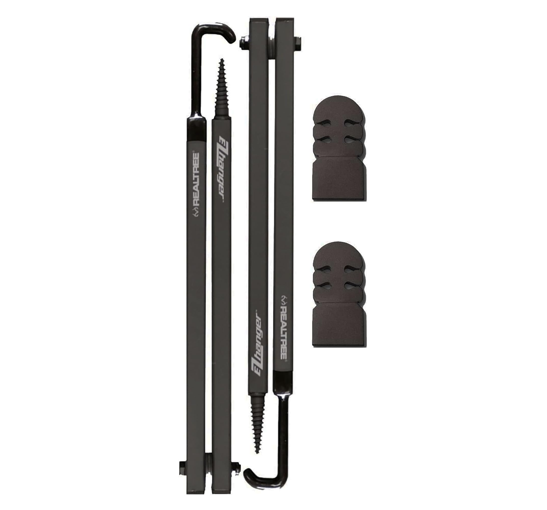 Realtree EZ Hanger 23inch two-arm extension in use for precise gear placement in the field