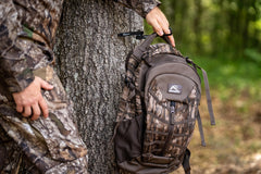Tree screw mount secures the Realtree EZ Hanger for stability.