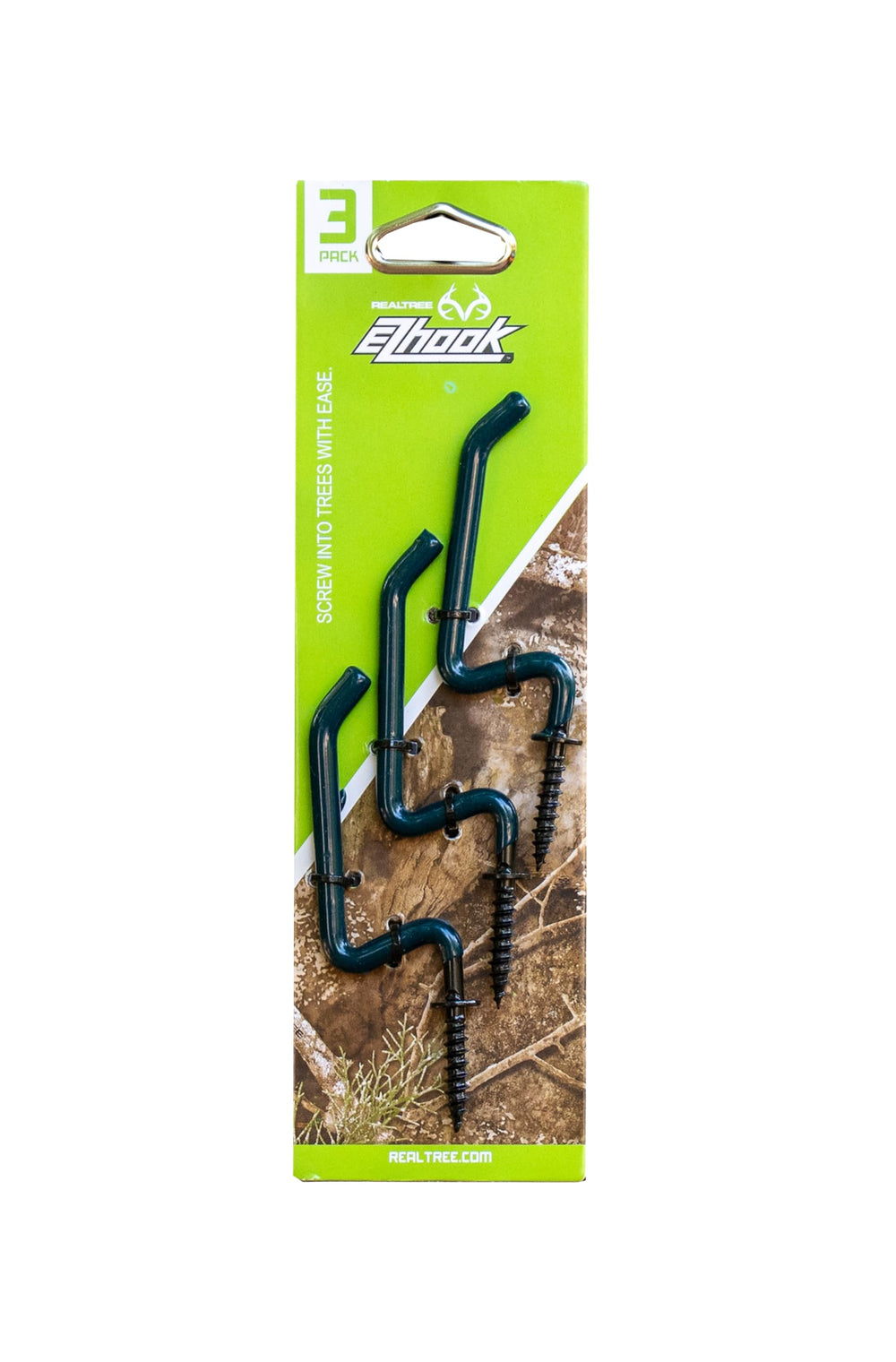 Realtree EZ Hook 3-Pack for tree stand, keeps pack and optics within reach