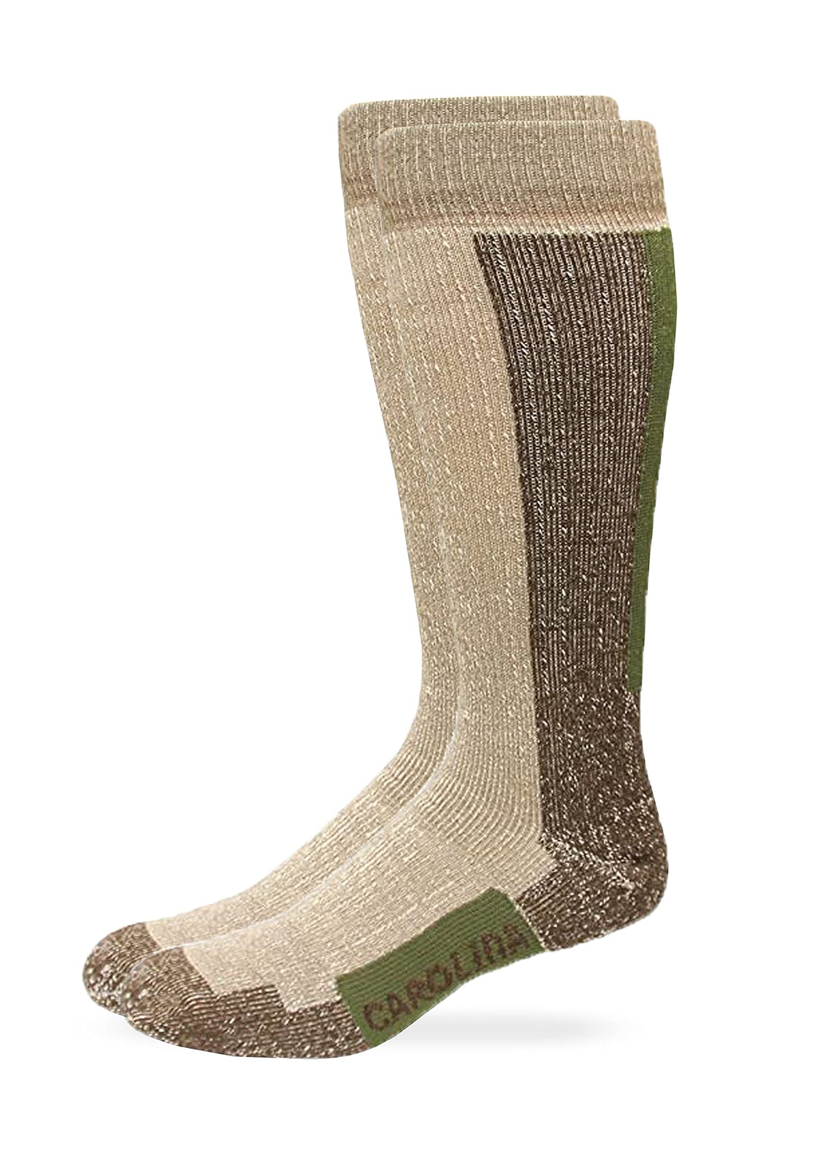 REALTREE men's merino blend select socks front view, durable warmth for outdoor comfort.