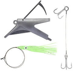 Reaper Rig aluminium head powers lifelike swimming action to attract pelagic fish.