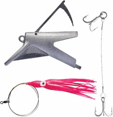 Reaper Rig Dead Bait head shows lifelike swimming action for pelagic fishing.