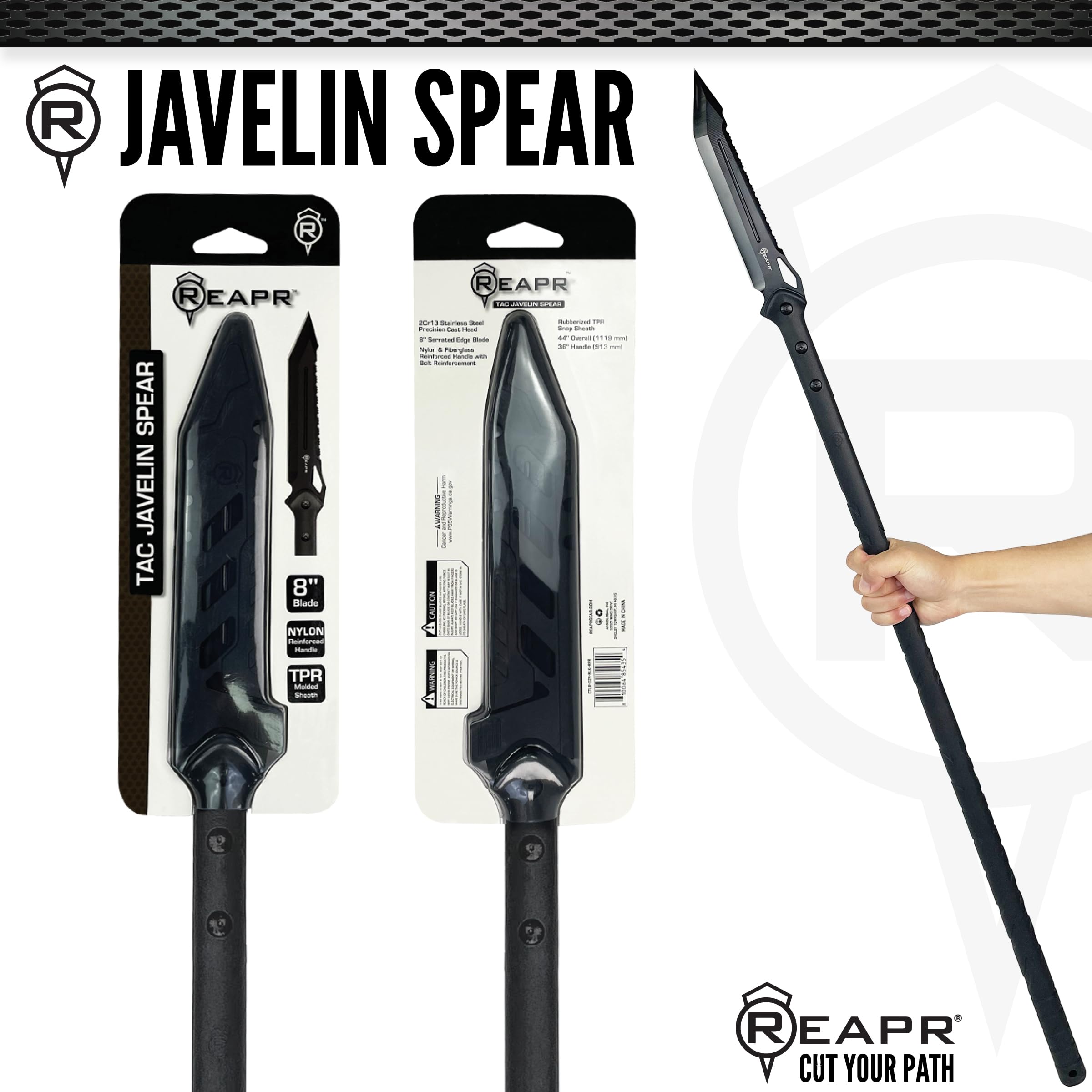 Spear ready for throwing practice