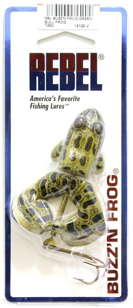 Rebel Buzz’n Frog's free-spinning legs churn water to grab bass attention