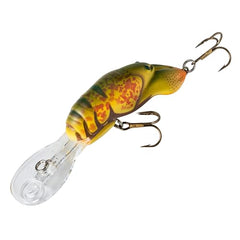 Rebel Deep Wee Craw realistic profile attracts river bass and trout.