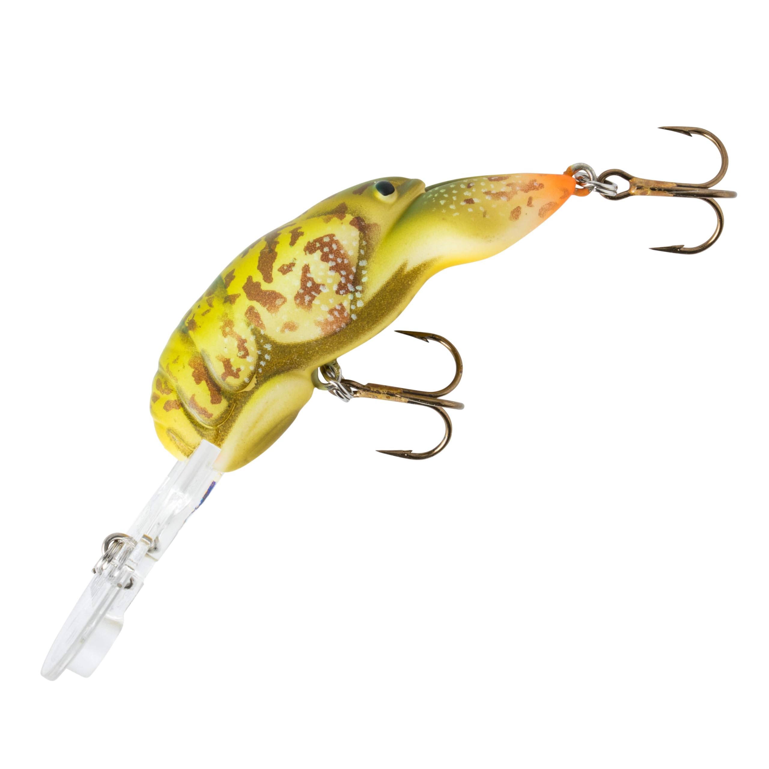 Rebel Deep Wee Craw Gully Craw 2.38 front view showing lifelike crawfish profile to attract bass